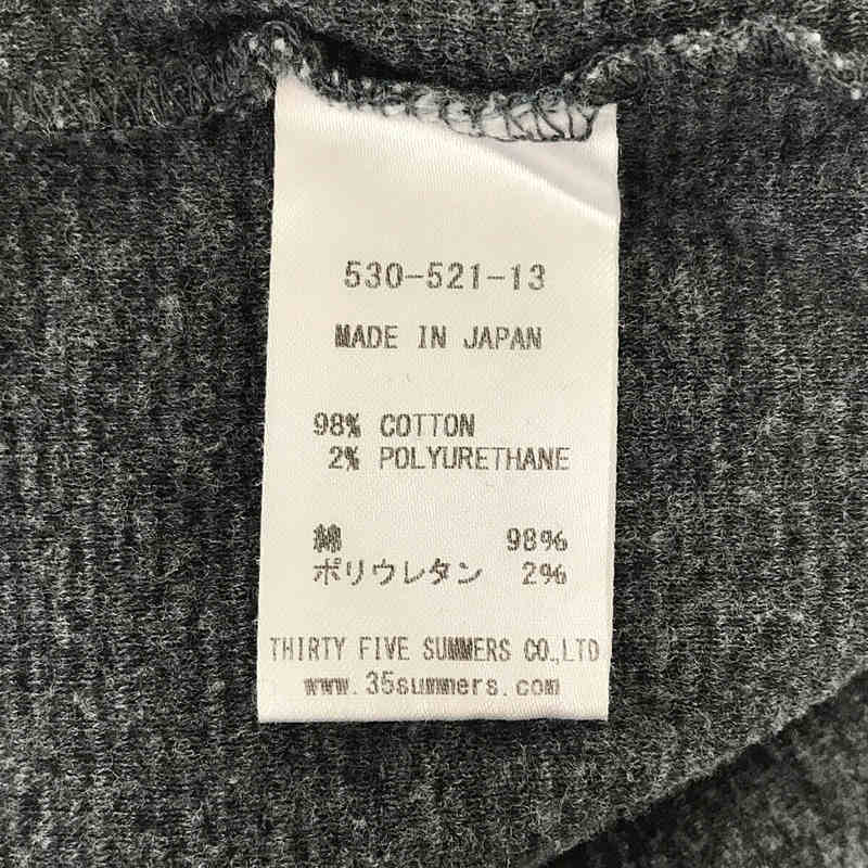 ANATOMICA / アナトミカ コットン モックネック ロングスリーブ Tシャツ