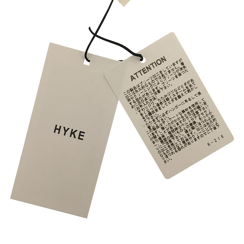 HYKE / ハイク オーガンジー シアー プリーツ ロング スカート