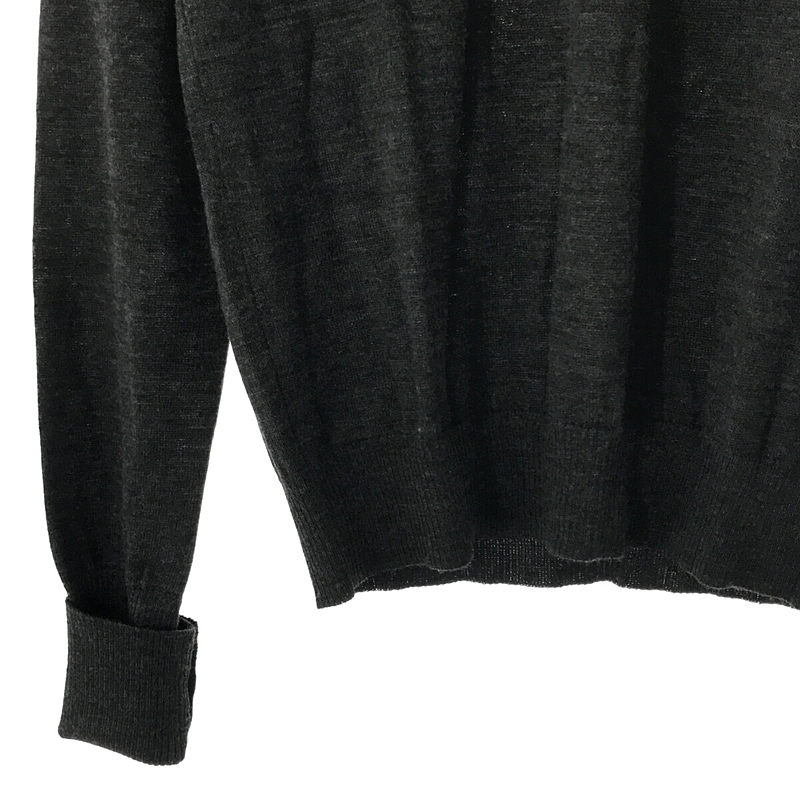 tricot COMME des GARCONS / トリココムデギャルソン ウールハイネック ボタンニット