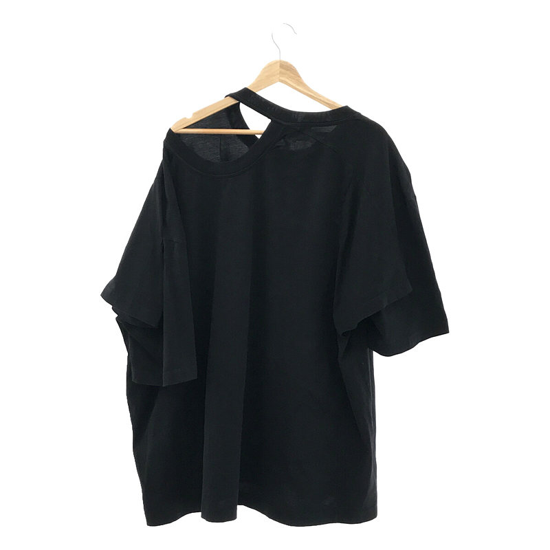 【値下げ】Maison Margiela メゾンマルジェラ トップス アシメ オーバーサイズ アシンメトリー Tシャツ カットソー | ブランド