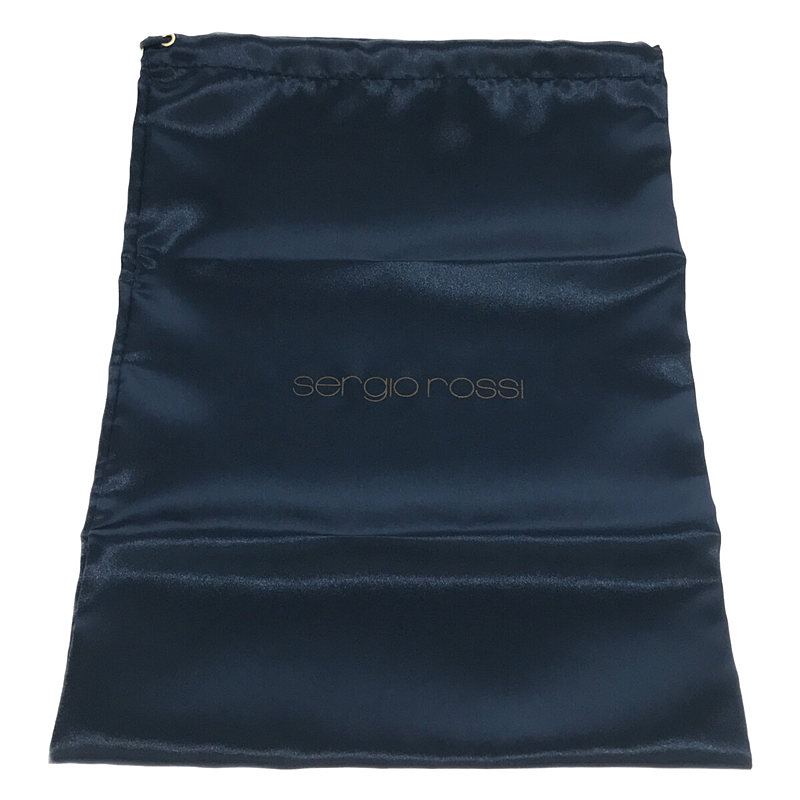 sergio rossi / セルジオロッシ スエード レザー ポインテッドトゥ ヒール パンプス 箱・保存袋付き