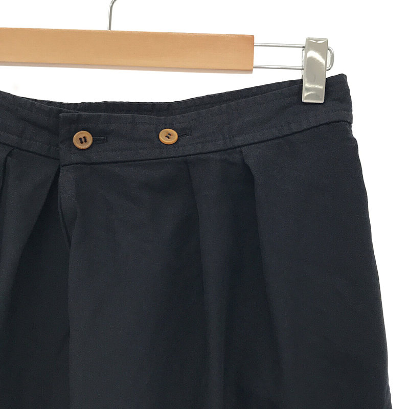 COMME des GARCONS COMME des GARCONS / コムコム ポリ縮絨 バルーン タック ラップ ワイド パンツ