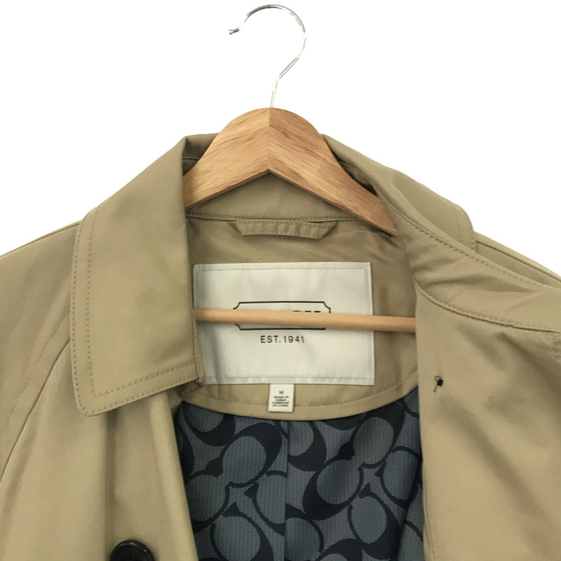 COACH / コーチ コットン ミドル トレンチコート