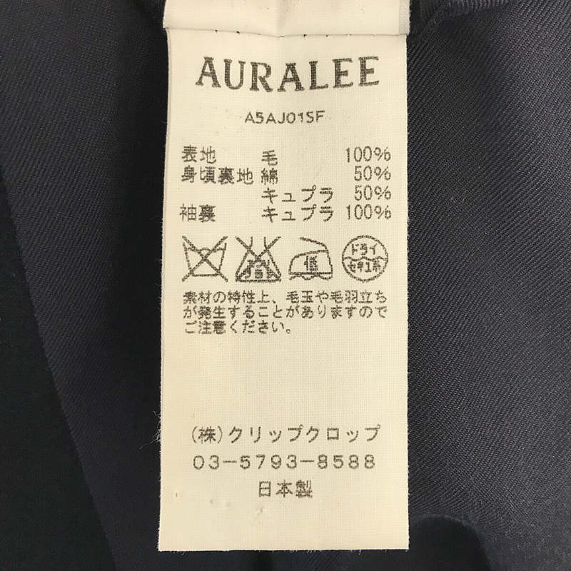 AURALEE / オーラリー スーパー ソフト フランネル ジャケット