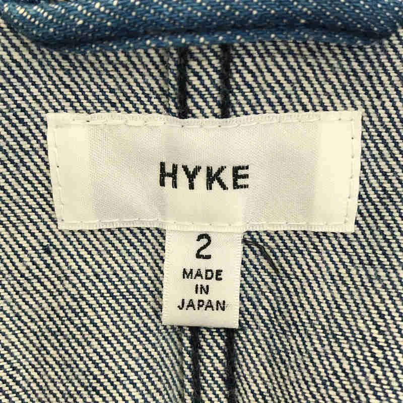 HYKE / ハイク デニム ロング ショップ コート