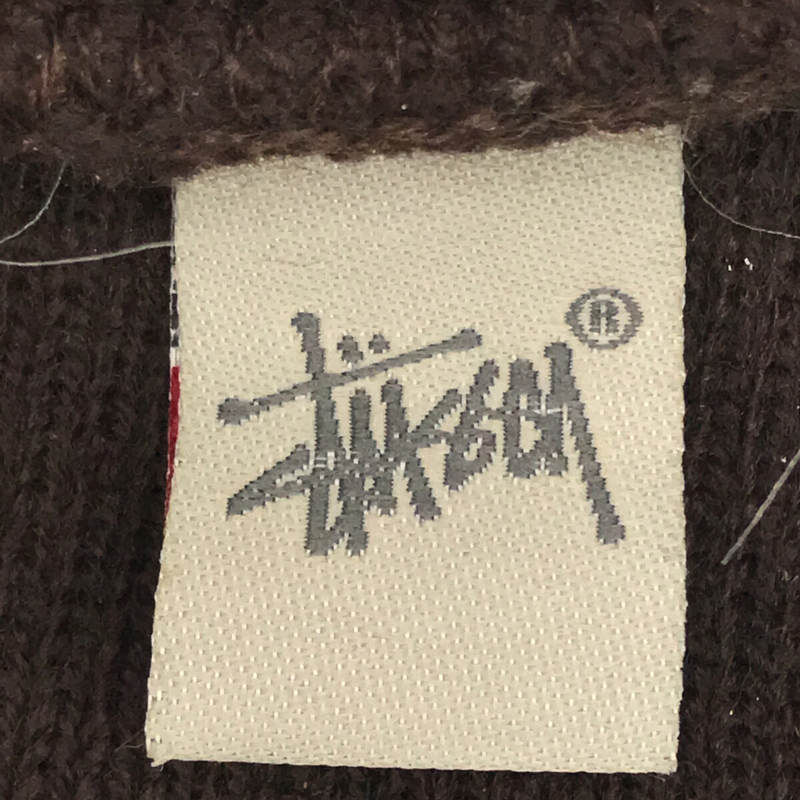 STUSSY / ステューシー 90s 〜 00s ロゴ刺繍 ニットキャップ ビーニー