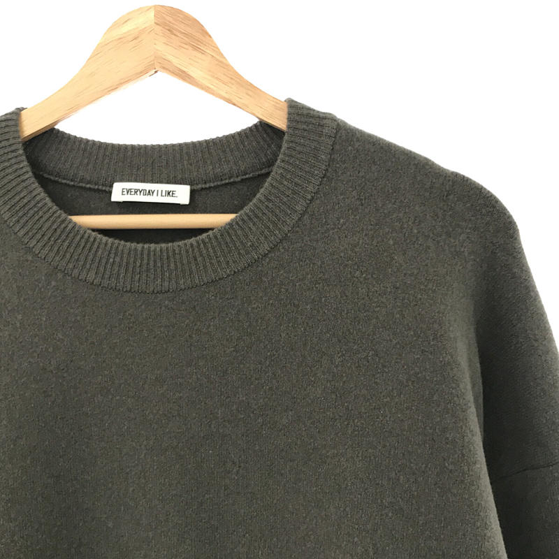 EVERYDAY I LIKE. / エヴリディアイライク Boucle クルーネック プルオーバー ニット