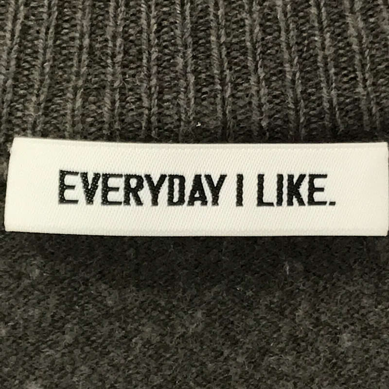 EVERYDAY I LIKE. / エヴリディアイライク Boucle クルーネック プルオーバー ニット