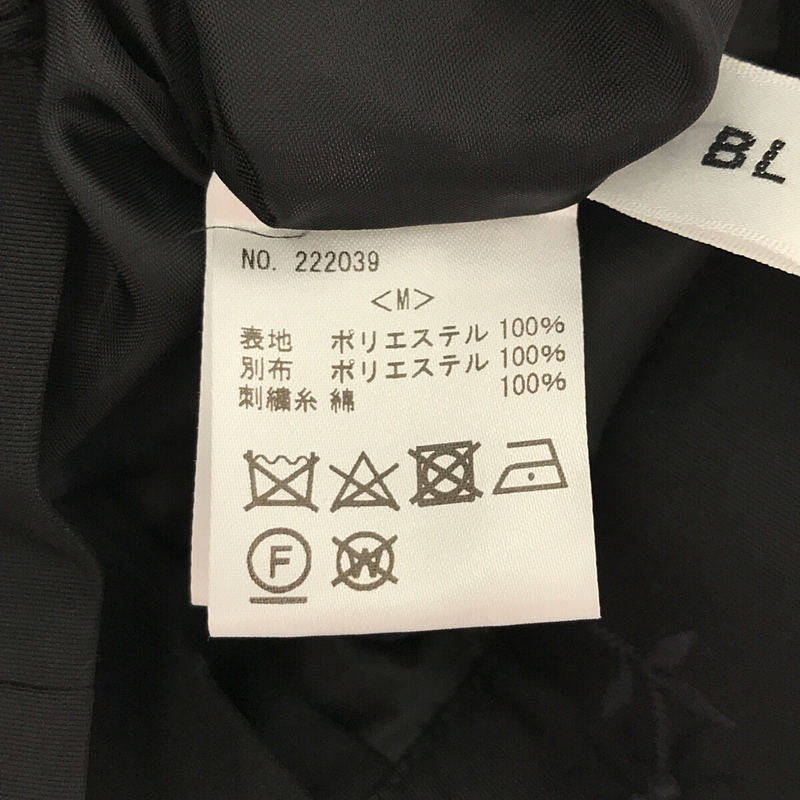 Original embroidery pants / 刺繍 センタープレス スラックス パンツ