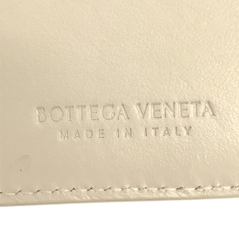 BOTTEGA VENETA / ボッテガヴェネタ イントレチャート カセット ジップ ラウンド レザー ウォレット 財布 箱・保存袋有