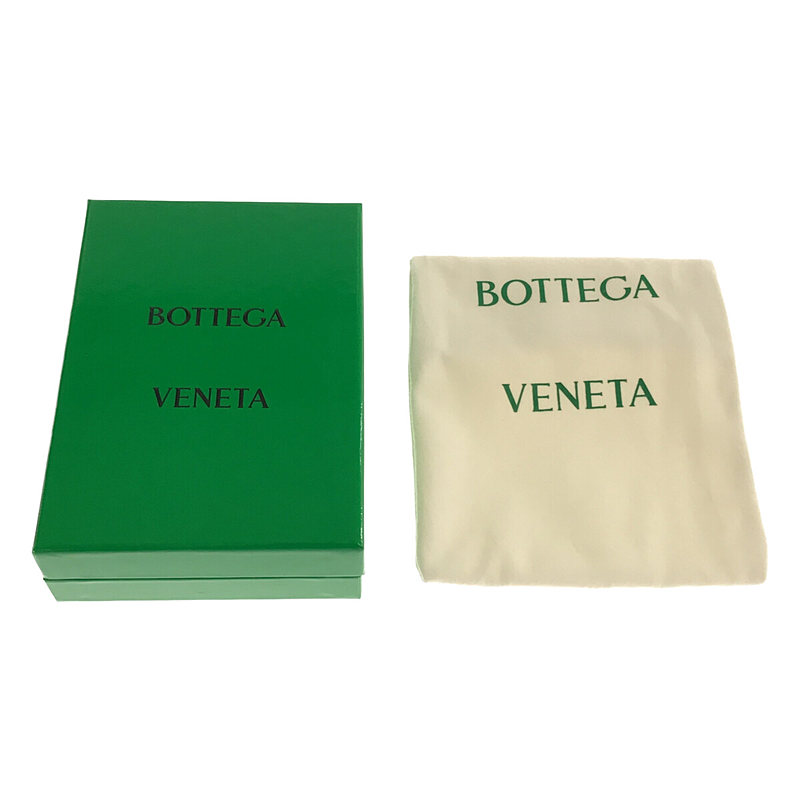 BOTTEGA VENETA / ボッテガヴェネタ イントレチャート カセット ジップ ラウンド レザー ウォレット 財布 箱・保存袋有