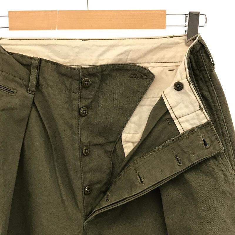 MARKAWARE / マーカウェア 41KHAKI WIDE  ORGANIC COTTON DRY TWILL コットン チノ パンツ