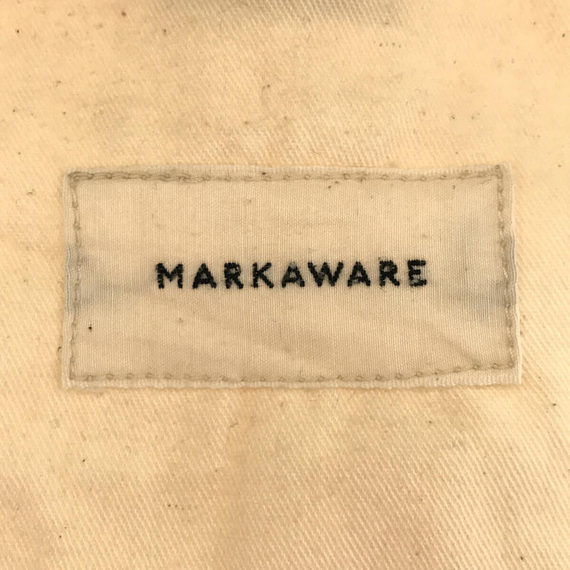 MARKAWARE / マーカウェア 41KHAKI WIDE  ORGANIC COTTON DRY TWILL コットン チノ パンツ