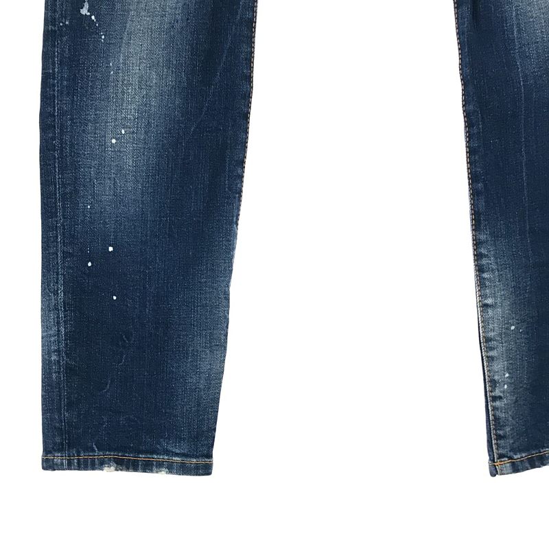 DSQUARED2 / ディースクエアード 2021AW Skater Jeans スケータージーンズ ダメージ ウォッシュ ペイント 加工 デニム パンツ