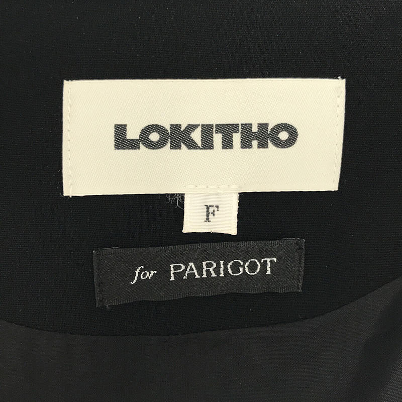 LOKITHO / ロキト × PARIGOT 別注 2020AW エンブロイダリーフラワー 刺繍 ブルゾン ジャケット