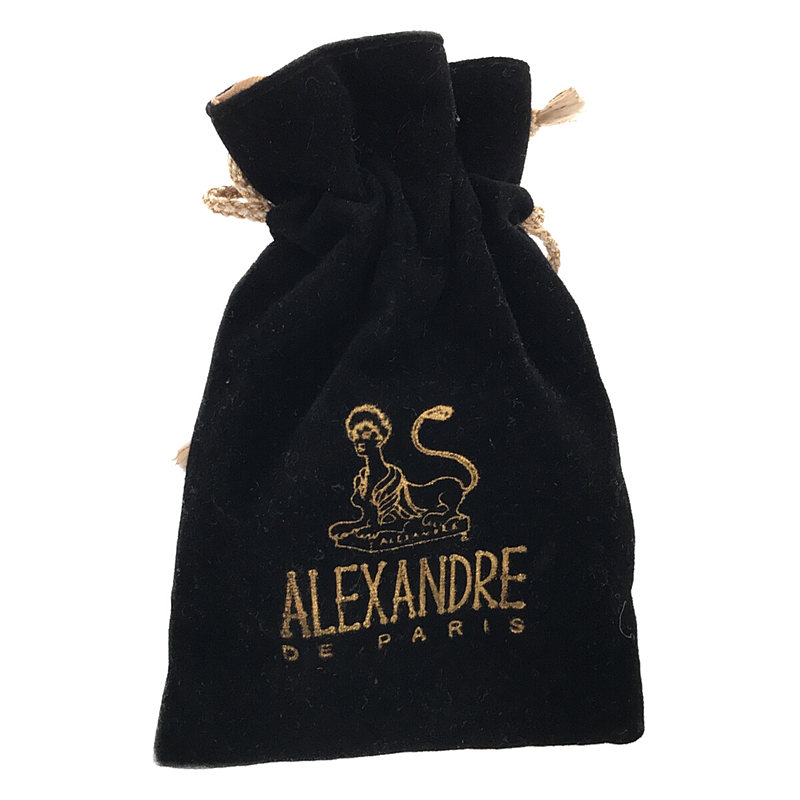 ALEXANDRE DE PARIS / アレクサンドルドゥパリ フランス製 ビジュー 装飾 フラワー ヘアー クリップ 髪飾り 保存袋有