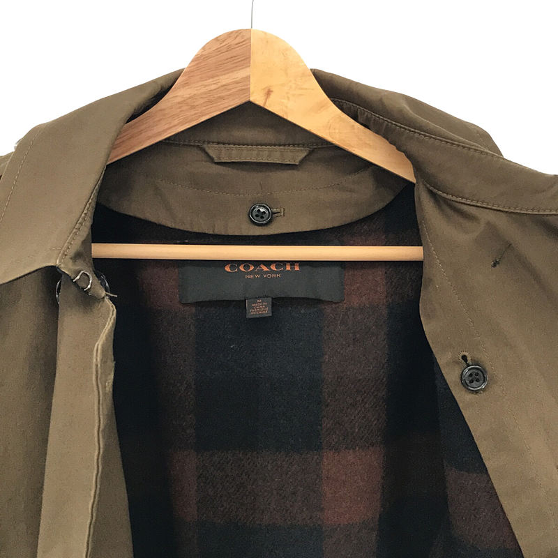 COACH / コーチ ミリタリー ウールコート トレンチコート ライナー取外し可