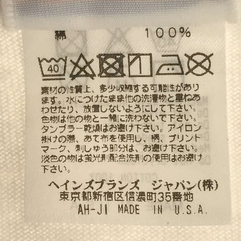 CHAMPION / チャンピオン USA製 T1011 EAST プリント ラグランスリーブ 7部袖 Tシャツ