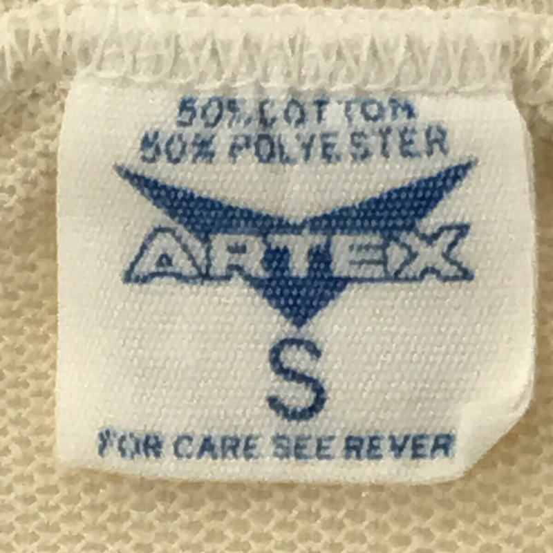 VINTAGE / ヴィンテージ古着 70s ～ ARTEX / アルテックス メッシュ 切替 プリント フットボール Tシャツ