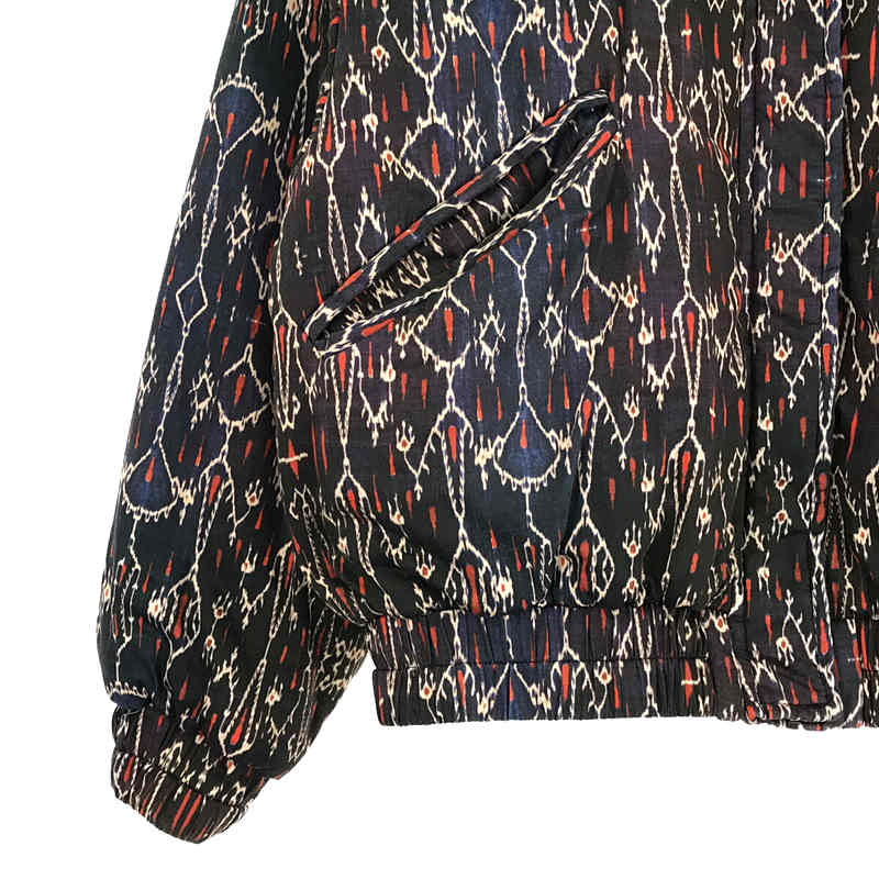 ISABEL MARANT / イザベルマラン ヴィンテージ加工 総柄 中綿 ブルゾン ジャケット
