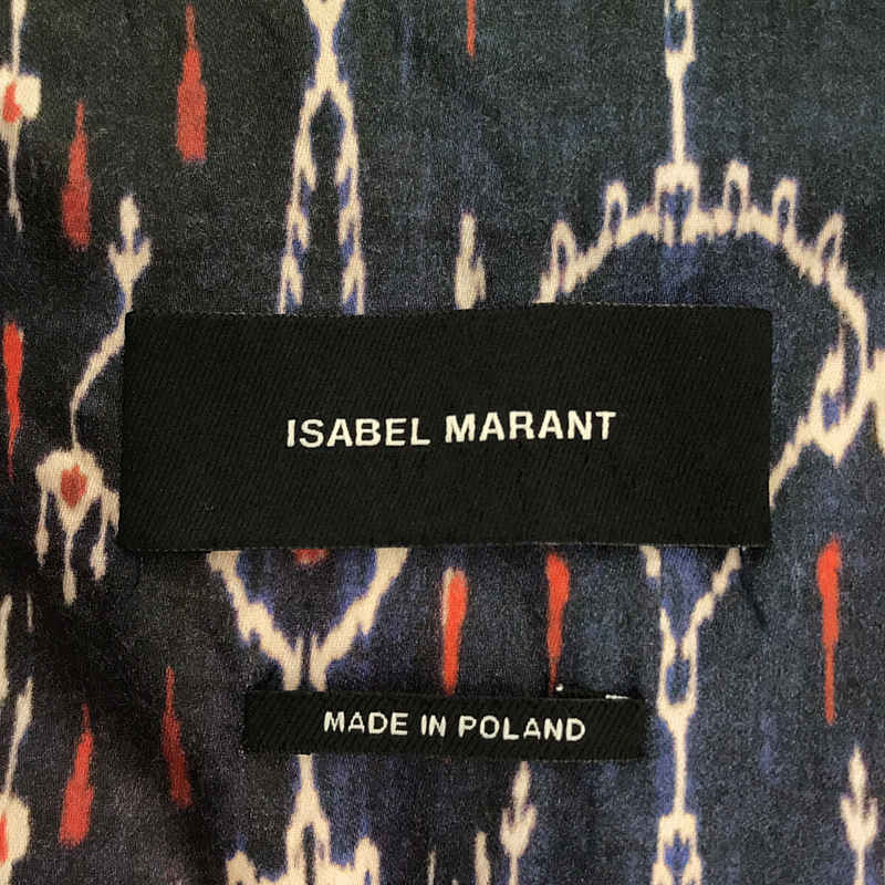 ISABEL MARANT / イザベルマラン ヴィンテージ加工 総柄 中綿 ブルゾン ジャケット