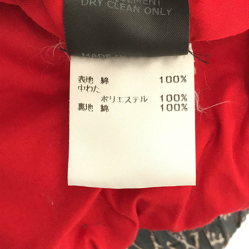 ISABEL MARANT / イザベルマラン ヴィンテージ加工 総柄 中綿 ブルゾン ジャケット