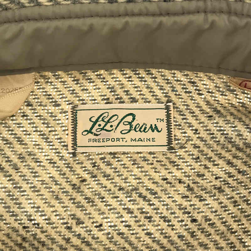 L.L.BEAN / エルエルビーン 60s〜 ヴィンテージ 筆記体タグ ウール ツイード シャツ ジャケット