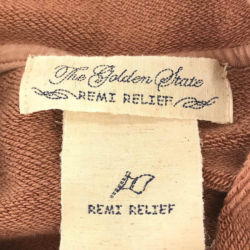 REMI RELIEF / レミレリーフ L'Appartement アパルトモン取扱い Cape Sweat Parka ケープ スウェット パーカー