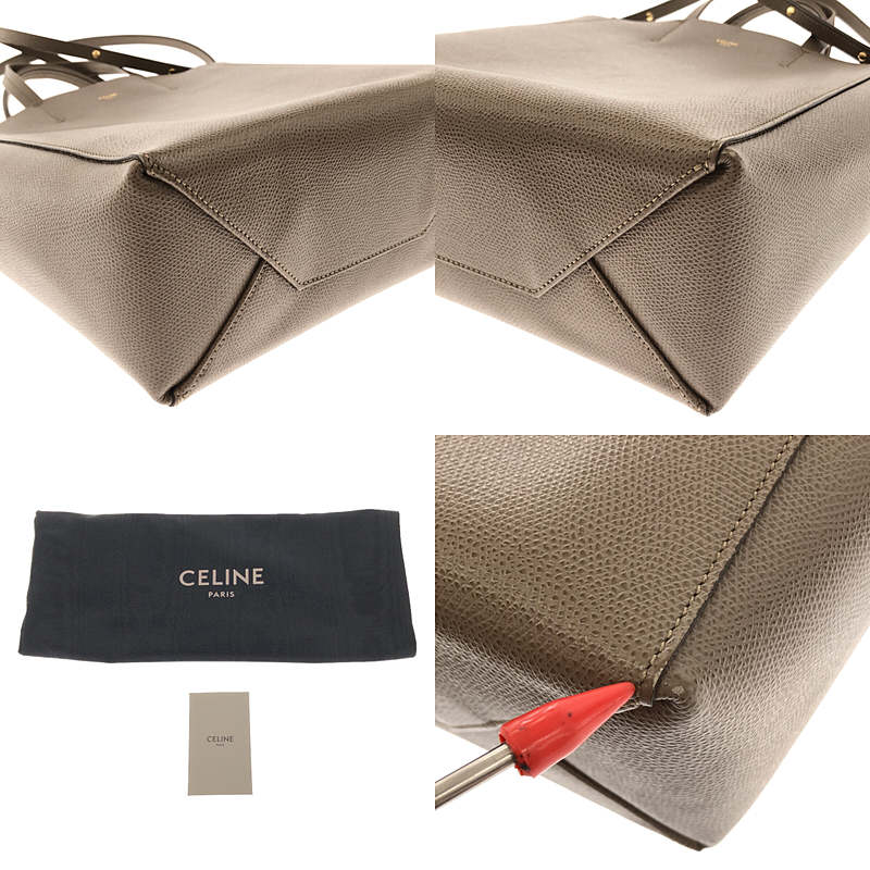 CELINE / セリーヌ 2way Small Vertical / スモール バーティカル ショルダー付き レザー ハンドトートバッグ