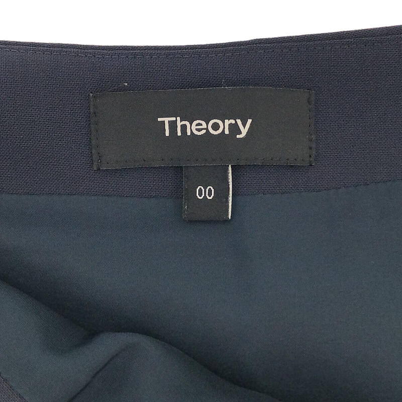 theory / セオリー Tailor Prito W / 裏地付き サイドジップスカート