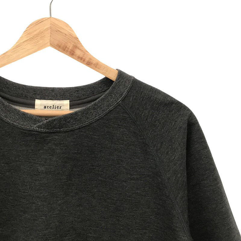 atelier naruse / アトリエナルセ cotton fleece lining sweat shirt / スウェット シャツ プルオーバー