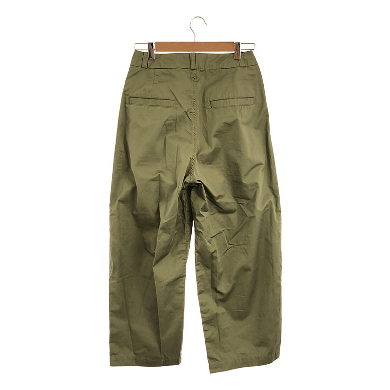 grandma MAMA daughter / グランマママドーター コットン リネン タック ワイドパンツ