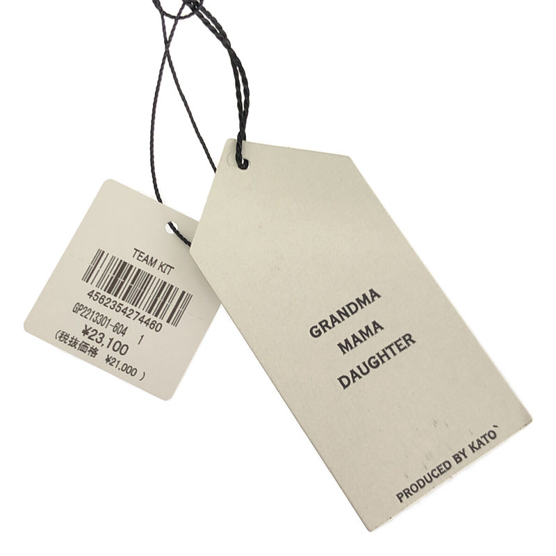 grandma MAMA daughter / グランマママドーター コットン リネン タック ワイドパンツ