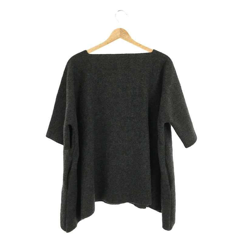 veritecoeur / ヴェリテクール 圧縮ウール Tラインプルオーバー