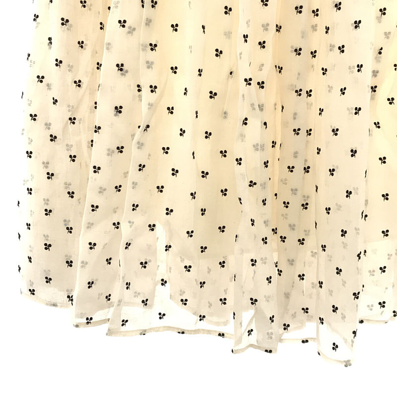 IENA / イエナ フロッキープリントスカート