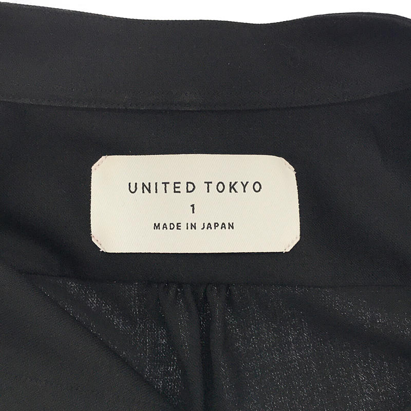 UNITED TOKYO / ユナイテッドトウキョウ ウールクラシックバンドカラーシャツ