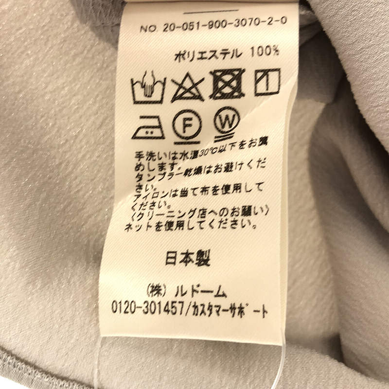 IENA / イエナ サテンボートネックブラウス