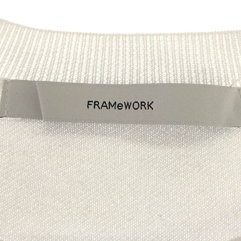 Framework / フレームワーク ウォッシャブルスムースプルオーバー