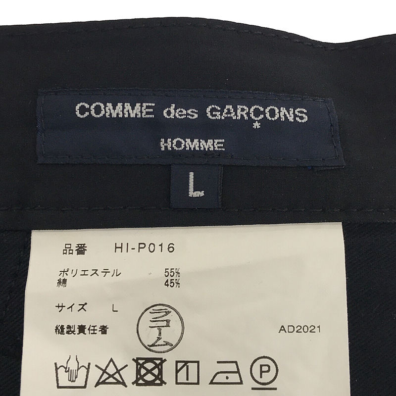 COMME des GARCONS HOMME / コムデギャルソンオム ポリエステル スラックスパンツ