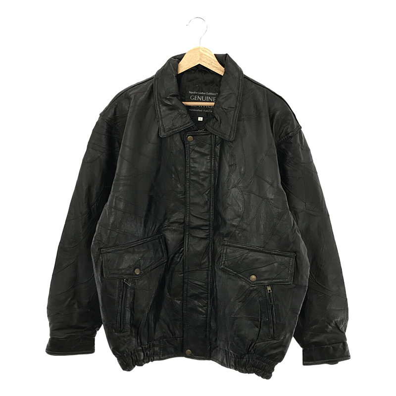 Napoline Leather OutFitters パッチワーク風 レザージャケット