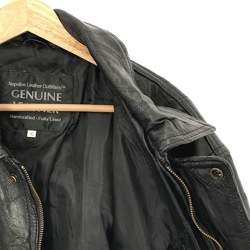 VINTAGE / ヴィンテージ古着 Napoline Leather OutFitters パッチワーク風 レザージャケット