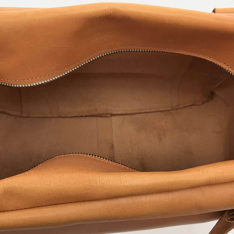 【新品】  Paul Harnden / ポールハーデン | Big Chunky bag / レザー ビッグ チャンキーバッグ | Tan | メンズ