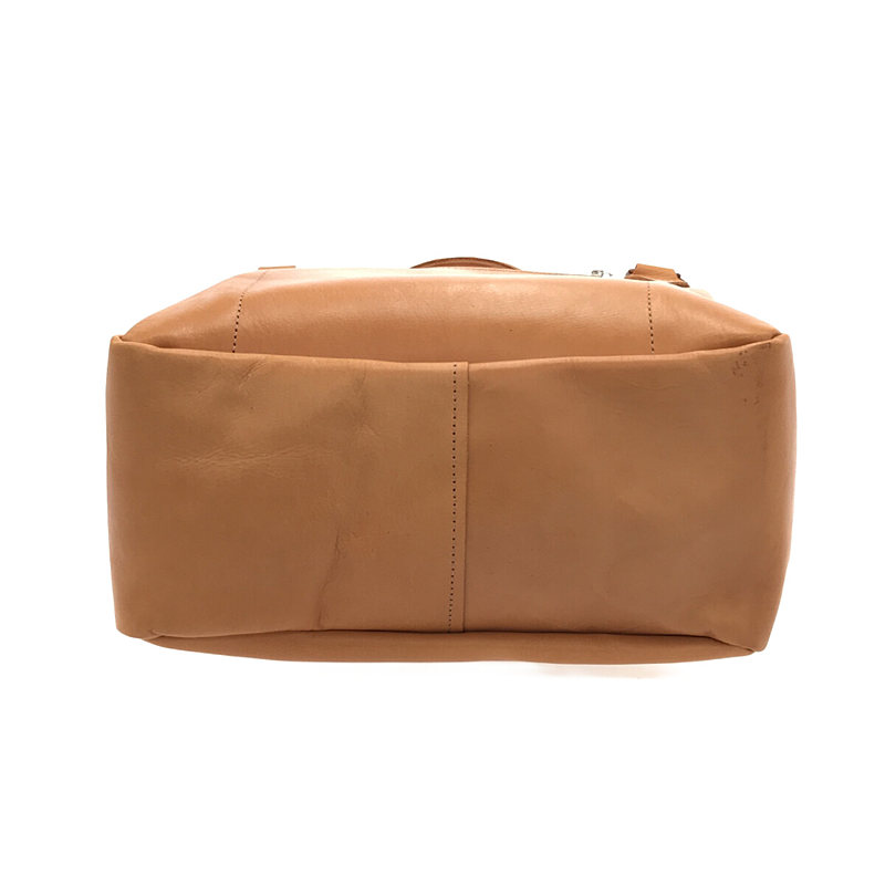 【新品】  Paul Harnden / ポールハーデン | Big Chunky bag / レザー ビッグ チャンキーバッグ | Tan | メンズ