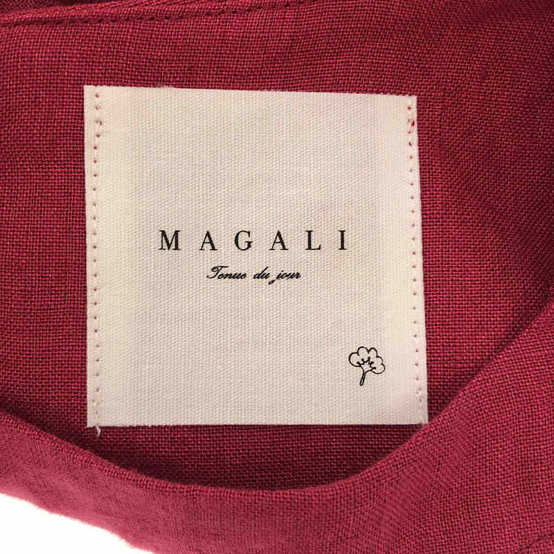 MAGALI / マガリ ベルガモリネンギャザースリーブプルオーバー トップス