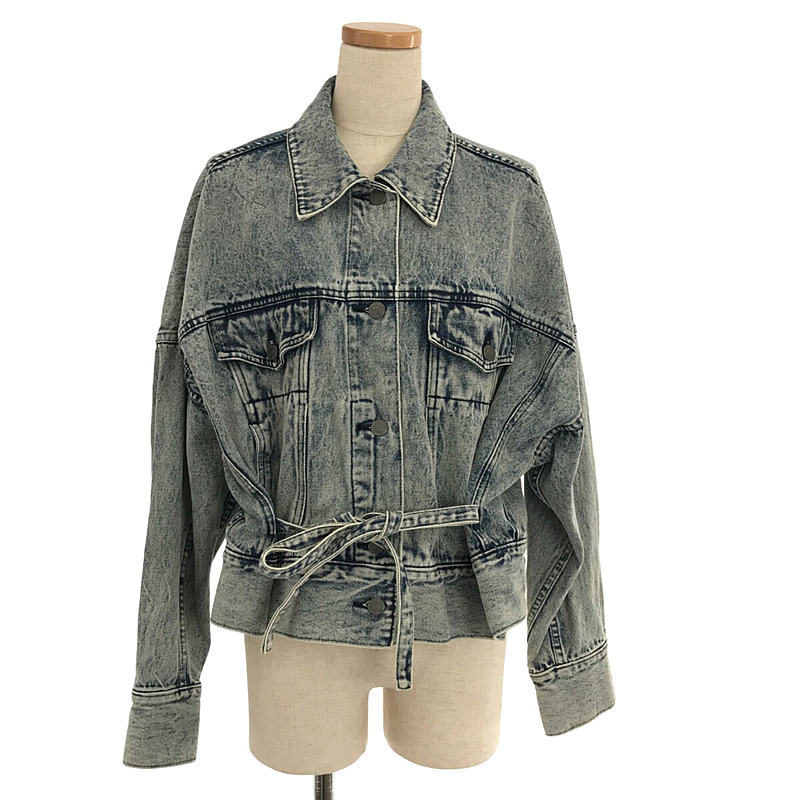 OVERDYED DENIM BOXY JACKET ジャケット