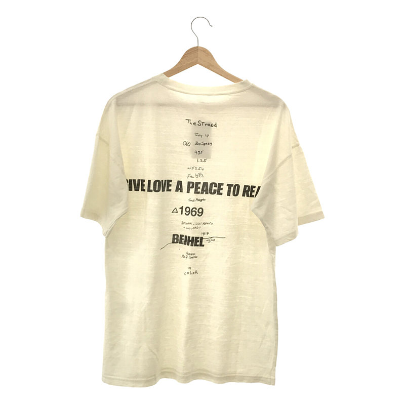 LOVE A PEACE バックプリントTシャツDeuxieme Classe / ドゥーズィエムクラス