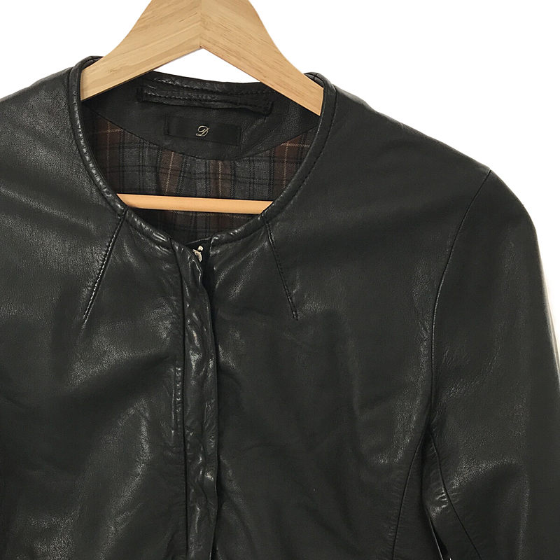ESTNATION / エストネーション ラムレザー シングルライダースジャケット