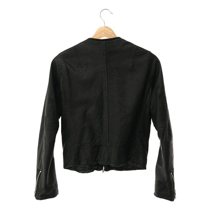 ESTNATION / エストネーション ラムレザー シングルライダースジャケット