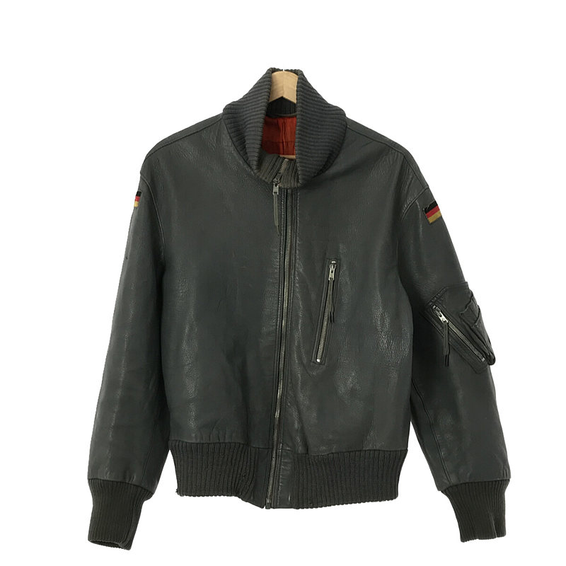 80's German Military Flight Leather Jacket ジャケット