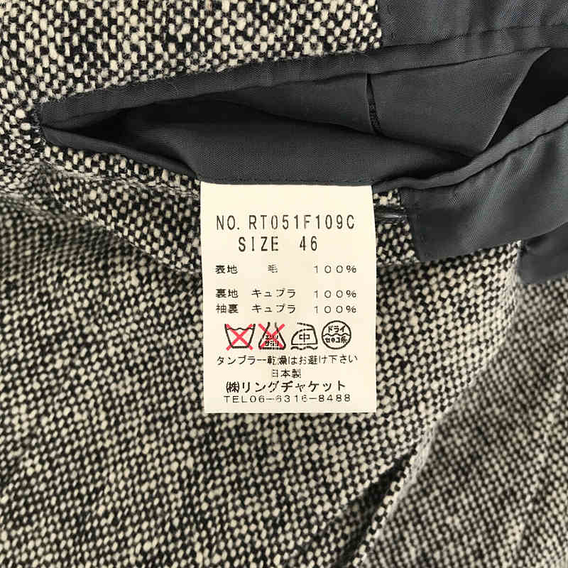 RING JACKET / リングジャケット ウール 3B テーラードジャケット